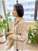 ボブ/地毛風縮毛矯正