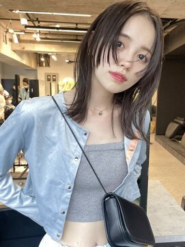 ペレ 梅田(PELE) 前髪/アンブレラカラー/こなれミディ/イメチェン/ウェーブパーマ