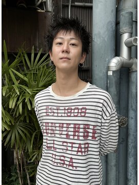 ビビディ バビディ ブー 河原町三条店(Bibbidi.bobbidi.boo) メンズフェザーショート 【スパイキーショート】 松村