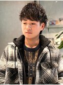 ツイストスパイラルパーマ 束感 10代20代 マッシュパーマ