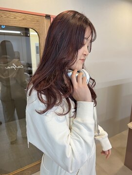 カルパ(calpa) レイヤーカット チェリーレッド