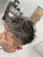 ファースト 北千住2号店(First) パーマスタイルに追加で白髪ボカシからメッシュスタイルを!