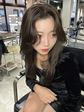 ゲームバイアランスミシー 心斎橋(GAME by Alan Smithee) レイヤーカット/チョコレートブラウン/ケラチントリートメント