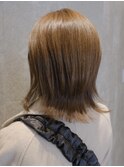 くせ毛多毛伸ばし中結婚式レイヤーウルフツヤまとまり