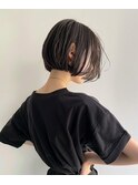 30代40代ショート白髪染めグレイカラーボブ艶栄名駅伏見丸の内