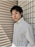 スパイキーショート/ボリュームダウンパーマ/くせ毛風/メンズ