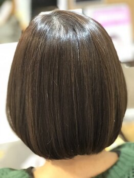 ヘアアンドスパ ライフフリップ(Life Flip)の写真/【頭皮・髪にも優しいカラーを】カラーをすることでよりサラサラ・ツヤツヤヘアに！？【福津】