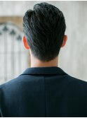 アップバング七三分けツーブロックショートY北浦和
