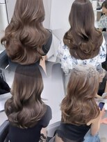 ベレーザシェルト(Beleza scelto)&nbsp;14670暗髪ミルクティーベージュオリーブカラーワンホンレイヤー