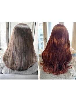 印象アップなカラーや艶のあるカラー、あなたに合わせたカラーにトレンドをプラス◎