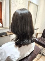 アルメリア 池袋(Arumeria) 括れカット オリーブグレージュ 20代30代 髪質改善 艶カラー
