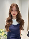 ミディアムヘアレイヤーカット前髪カット髪質改善トリートメント