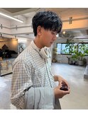 メンズパーマ　