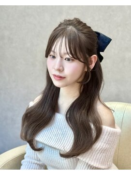 ロンド フィーユ(Lond fille) オリーブグレー/韓国風巻き/レイヤーカット/マロンベージュ/銀座