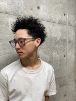 レンゲン(LENGEN)&nbsp;メンズパーマフェードバーバーツイスト理容室カット