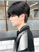 冬パーマ◎フェザーパーマでラフセンターパート