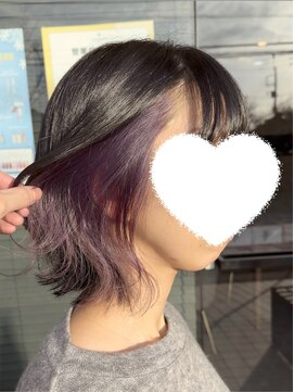 黒髪/クラゲヘアー/オリーブグレー/小顔/ココアベージュ/北越谷