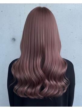 ディーヴァヘアーエズ(DIVA hair Eze) 20代30代ブリーチカラー冬モテヘア◎大人可愛いピンクベージュ