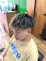 ヘアスタジオ ロメオ(hair studio Romeo)&nbsp;ツイストフェードハイライトメッシュ