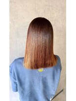 ポリマン 西新井(poliment) 切りっぱなしボブ×美髪縮毛矯正