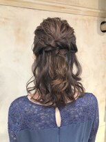 フリックヘアサロン 梅田茶屋町2号店(FLICK HAIR SALON) ヘアセット/ヘアアレンジ/編み下ろし/ハーフアップ/結婚式