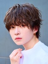 エルマーク 松山(L-MARK) メンズウルフ/men's/スパイラルパーマ/波巻き/ツイスパ