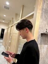 デジャヴ ヘアー アンド スペース 西千葉(dejave hair&space) センターパート20代30代40代メンズカット眉毛Men's西千葉UP