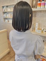 キャアリー(Caary)&nbsp;福山美容室caary髪質改善シルクストレート内巻きボブ透明感20代