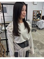 ソーソー(SoSo)&nbsp;イメチェンレイヤーカット×暗髪カラー3.12