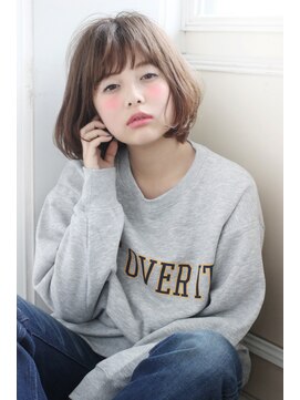 アンアミ オモテサンドウ(Un ami omotesando) 【Un ami】《増永剛大》モードボブパーマ×ミルクティ―カラー