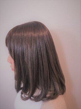 ビーヘア 大橋店(B hair) * 透け感 *　暗髪グレージュ