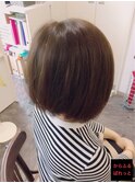 グレイカラーもハイトーンでお洒落に♪【岡山・ヘアカラー】