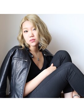 ピースヘアサロン(PEACE hair salon) ☆触りたくなるペールブロンド☆