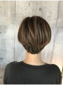 刈り上げショートボブ