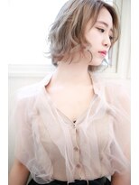 ラフィス ヘアーピュール 梅田茶屋町店(La fith hair pur)  【La fith】 エアリーホワイトベージュカラー
