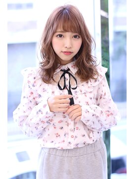 オーロ 宝塚店(ORO) デザインカラーのくびれセミディ