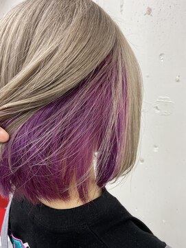 ノラ シンディ(NORA CYNDY) パープルピンクインナーカラー☆