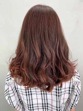 アルバム 銀座(ALBUM GINZA) レッドブラウン_外ハネボブアッシュブラウンネオウルフ_ba270512