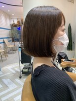 シー バイ ロンド 新宿(Sea by Lond)&nbsp;ミルクティーベージュ小顔ミニボブ新宿