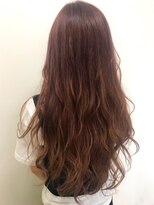 アマネク(AMANEQ by THISCOVER.)&nbsp;ブリーチありの暖色カラー♪