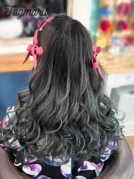 タグマル イベントヘアセット☆編込みリボンアレンジ☆