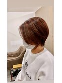 前下がりショートボブ