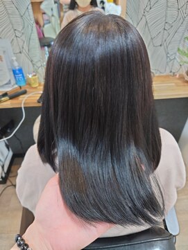 ヘアーカルチャー 小倉台店 HAIR CULTURE ミディアム大人可愛い艶髪セミロング20代30代40代50代