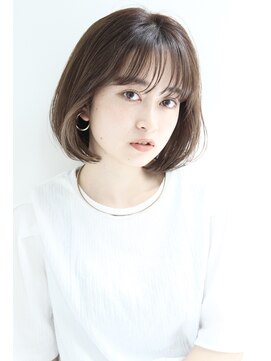 ガーランドツー(Garland 2F) 丸顔の方必見！小顔シースルー前髪ボブ《ガーランド池袋》