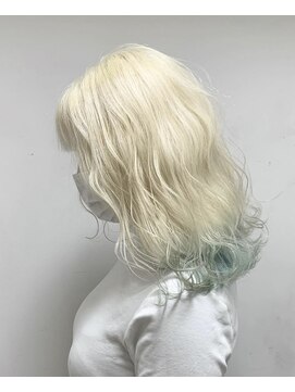 ソワンドゥブレス 瓜破店(soin de brace) 【辻快樹】ケアブリーチ/ホワイトブロンド