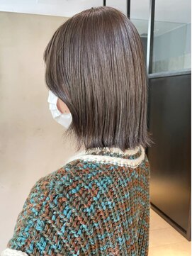 アルバム 渋谷パルコ(ALBUM) オリーブグレージュ_グレージュカラーボブウルフ_ba363183