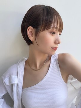 トルネード(TORNADO) 大人可愛い20代30代マッシュショートチョコレートカラー A903