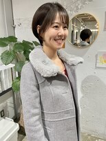 クリアーオブヘアー 栄南店(CLEAR of hair) コンパクトショート×オリーブカラー/isumi