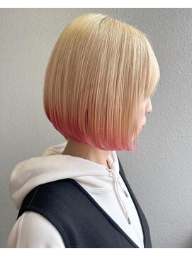 ブランシュ バイ アルティナ(Blanche by artina) エンドカラーピンク_毛先カラーピンク_裾カラーピンク