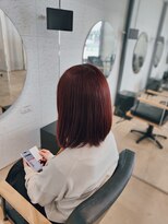 ビーヒアナウ N゜03 金沢駅西店(BE HERE NOW) ケアカラー/ピンクブラウン/レッドブラウン/暖色